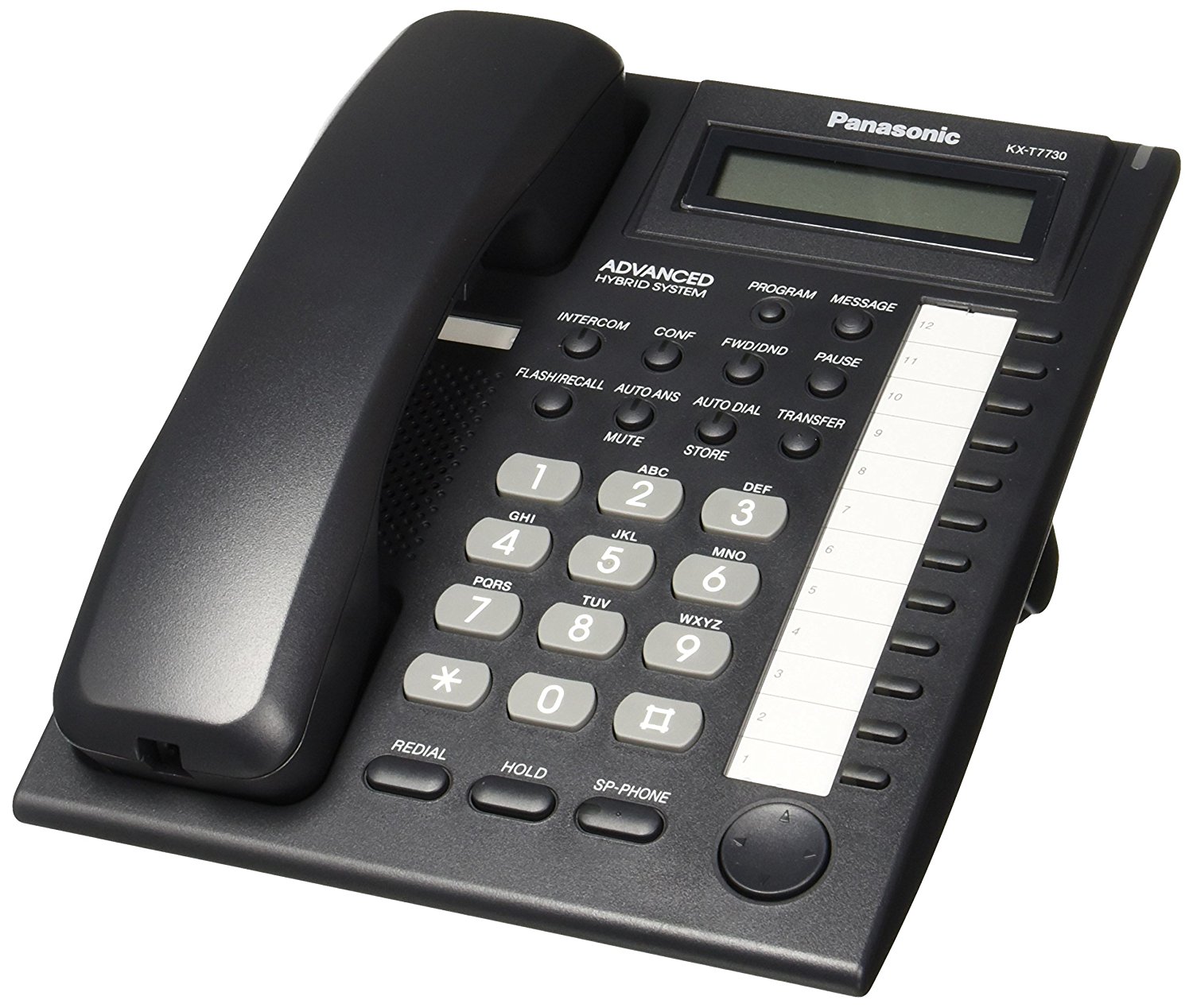 PANASONIC KX-T7730 TELEFONO NEGRO